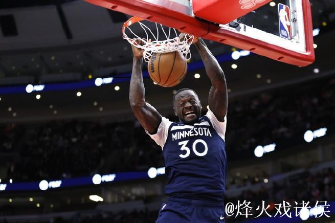 兰德尔大放异彩：场均22分7篮板6助攻，真实命中率超60%